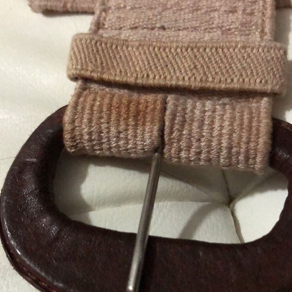 Vintage Woven Belt with Leather Buckle-Tan-Southwest Vibes - Picture 11 of 16